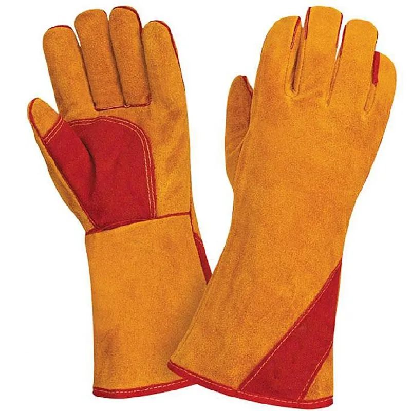 Краги спилковые "Сибирь Люкс" особо прочные, с подкладкой, 35см