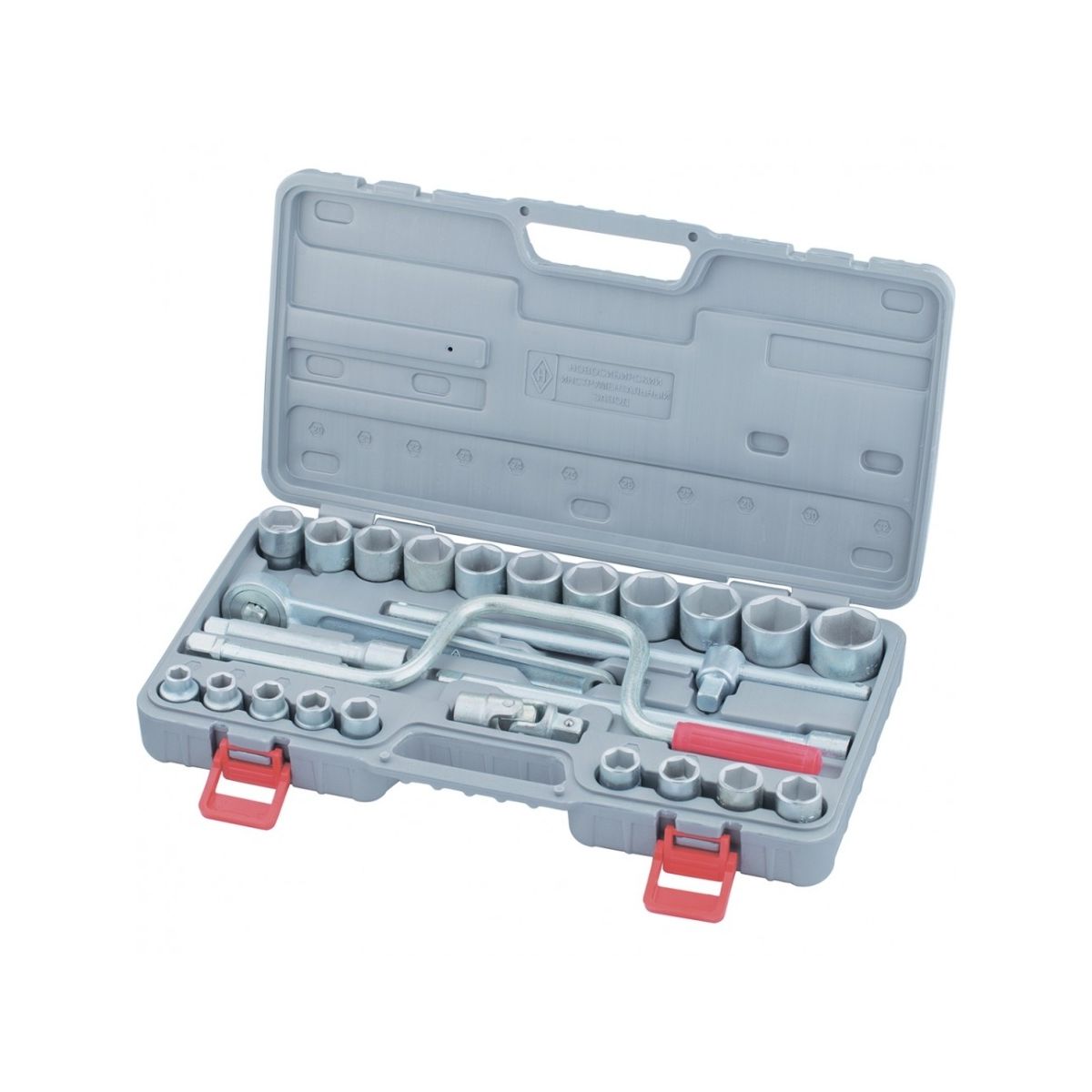 Набор головок 10-32, 24 шт. 1/2" (13454) НИЗ (вороток, трещётка, удлинители) — изображение 2