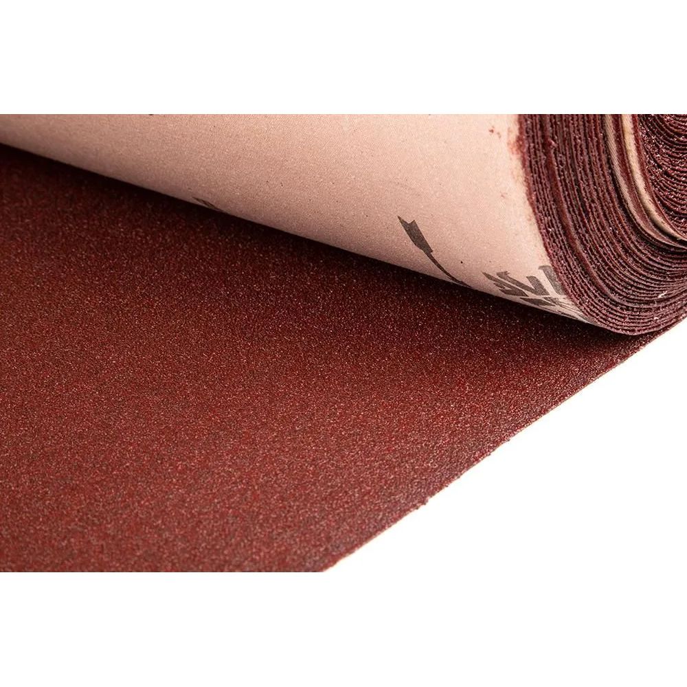 Бумага наждачная №25/Р60, 775ммх30м, рулон, тканевая основа 75227 — изображение 5