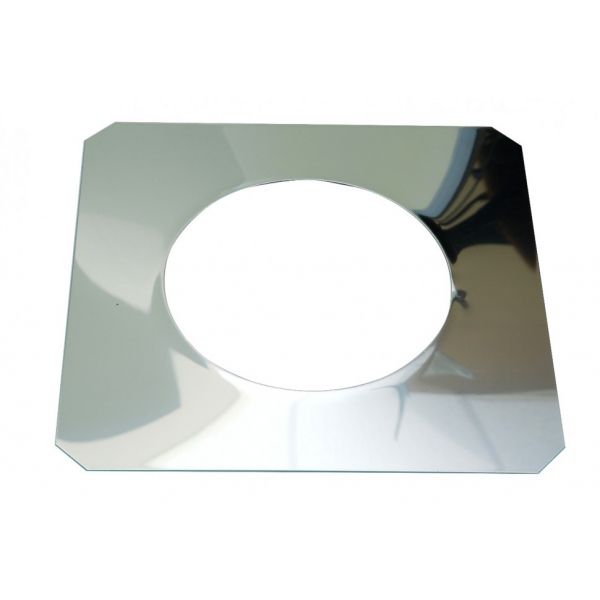 Пластина квадратная с 1 отверстием оцинкованная электрохимическим способом