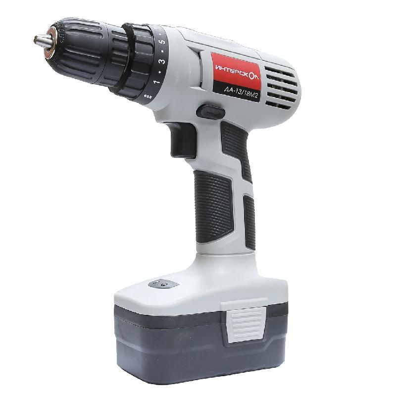 Аккумуляторная дрель-шуруповерт Интерскол ДА-13/18М2
