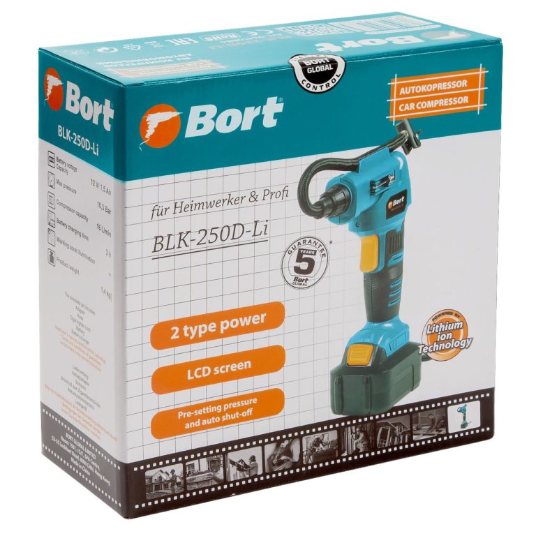 Компрессор автомобильный BORT BLK-250D-Li — изображение 7