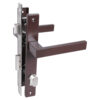 СТАНДАРТ 8520.02.8017 коричневый, ключ-вертушка Замок врезной с/руч (20)