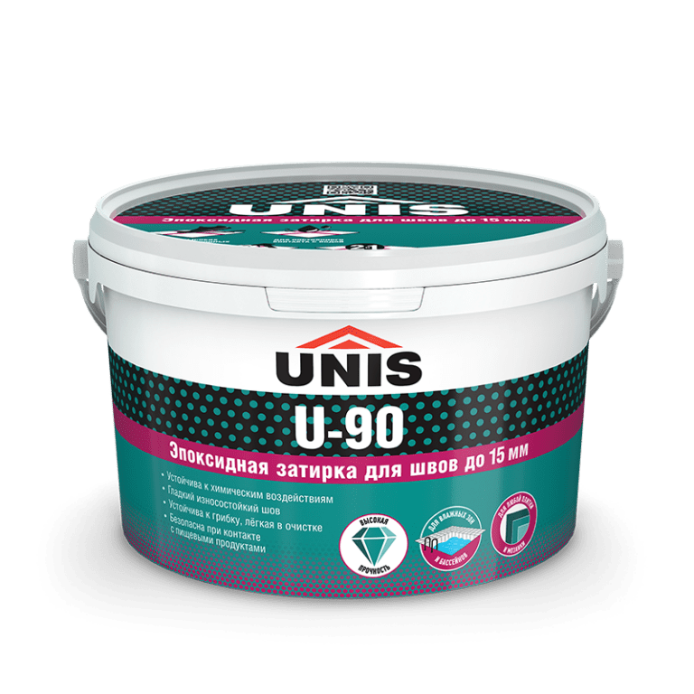 UNIS U-90 Эпоксидная затирка для швов С021 кремовый 2 кг