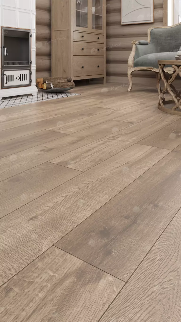 Виниловый ламинат Alphin Floor Real Wood Дуб Натуральный 6 мм (упак = 2,23 м2) — изображение 2