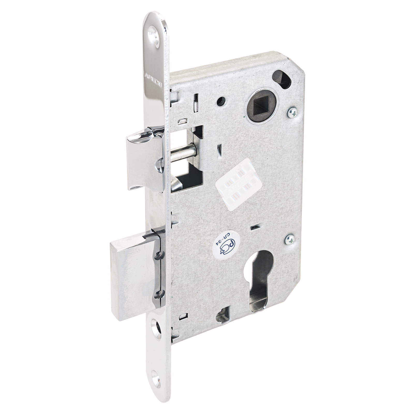 Апекс 5300- CR хром без ц/м, м/о 85 мм Замок врезной б/руч (30)