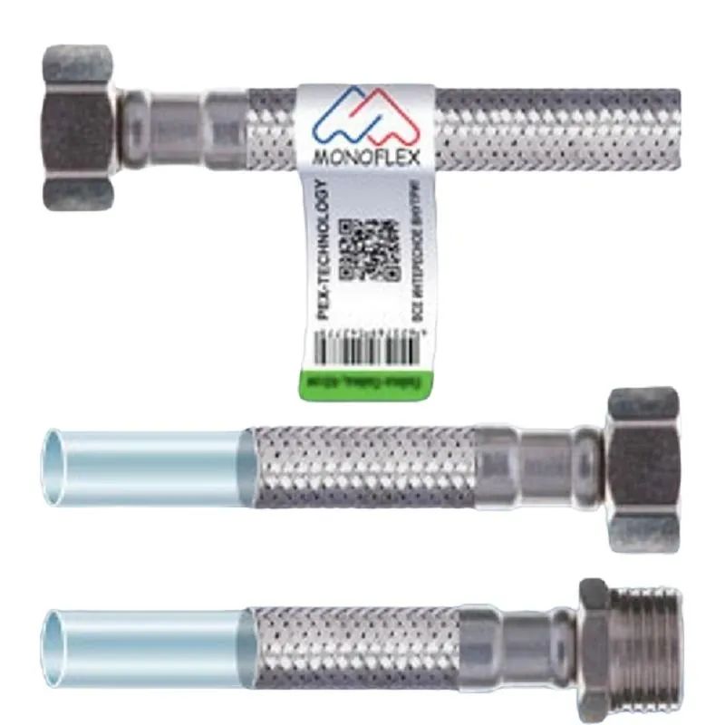 Подводка для воды Монофлекс PEX-TECHNOLOGY 80см SS 12мм М-10