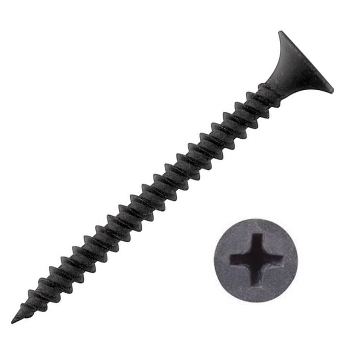 Саморез по металлу для ГКЛ оксид 3,5х19 (фасовка по 1000шт)