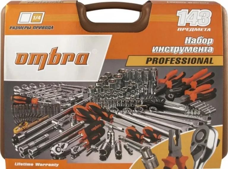 "Набор инструмента универсальный 1/4"", 1/2""DR, 143 предмета, OMT143SL 062-55565" — изображение 5