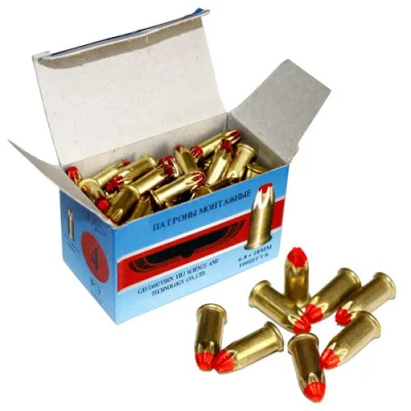 Патрон Д-4 "6,8х18 Индустриальный красный"