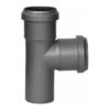 Тройник канализационный 50/50/87*