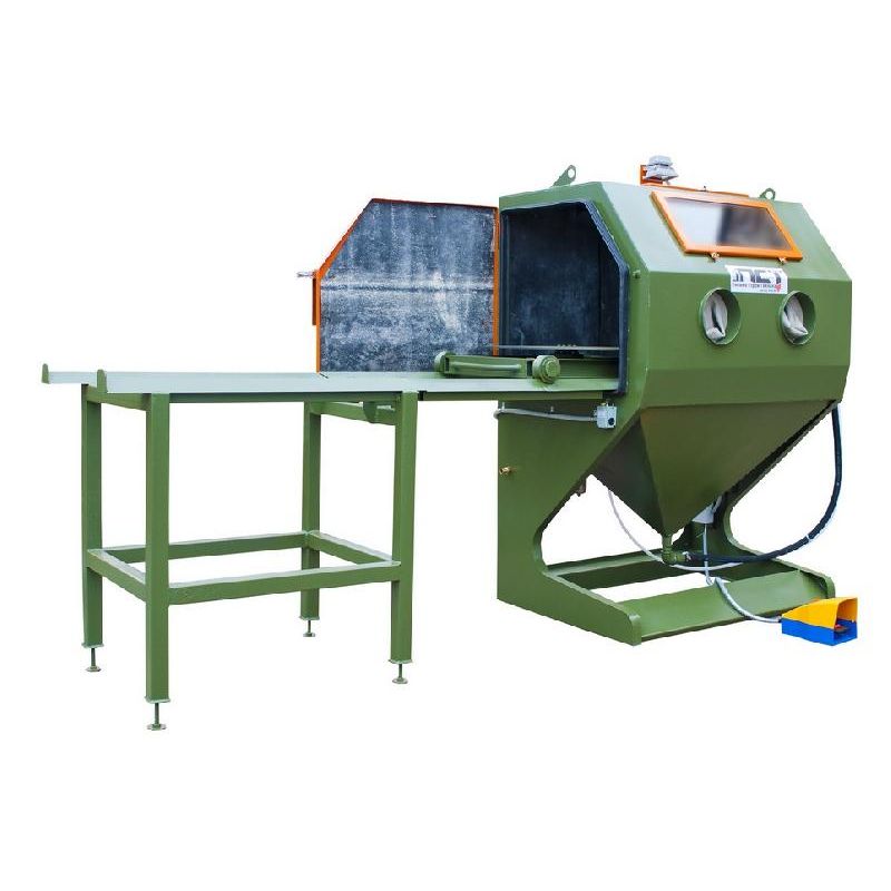 Камера абразивоструйная КСО-110-И-М с выдвижным поворотным столом на выкатной телеге