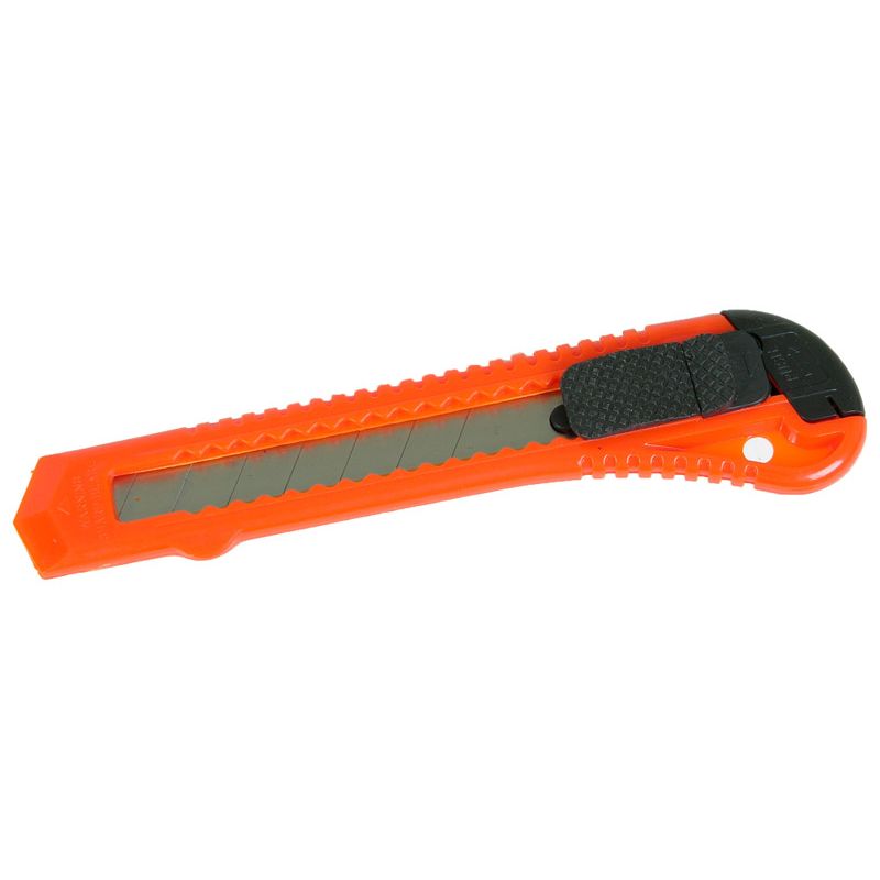 Нож технический 18 мм, пластиковый корпус // Sparta 78974