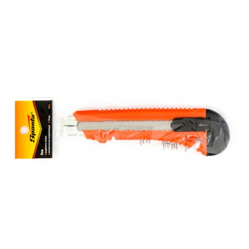 Нож технический 18 мм, пластиковый корпус // Sparta 78974 — изображение 4