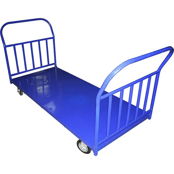 Тележка платформенная с двумя ручками 600х900 колесо ф125 мм.