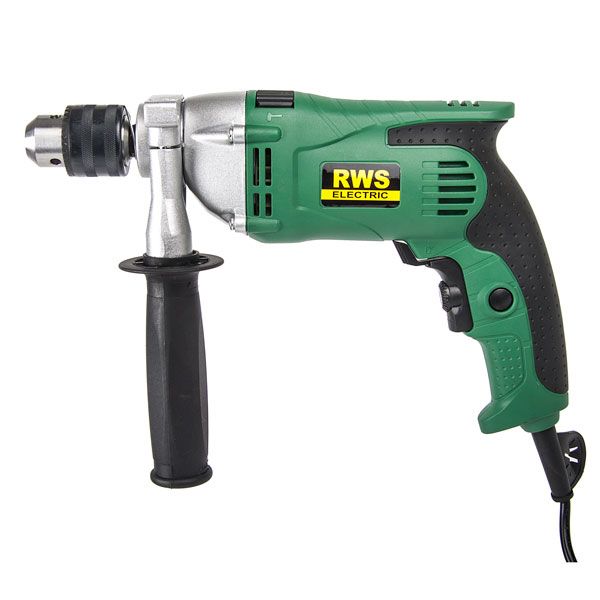 Дрель ударная RWS ДУ-900М, 900 Вт, с металлическим корпусом редуктора