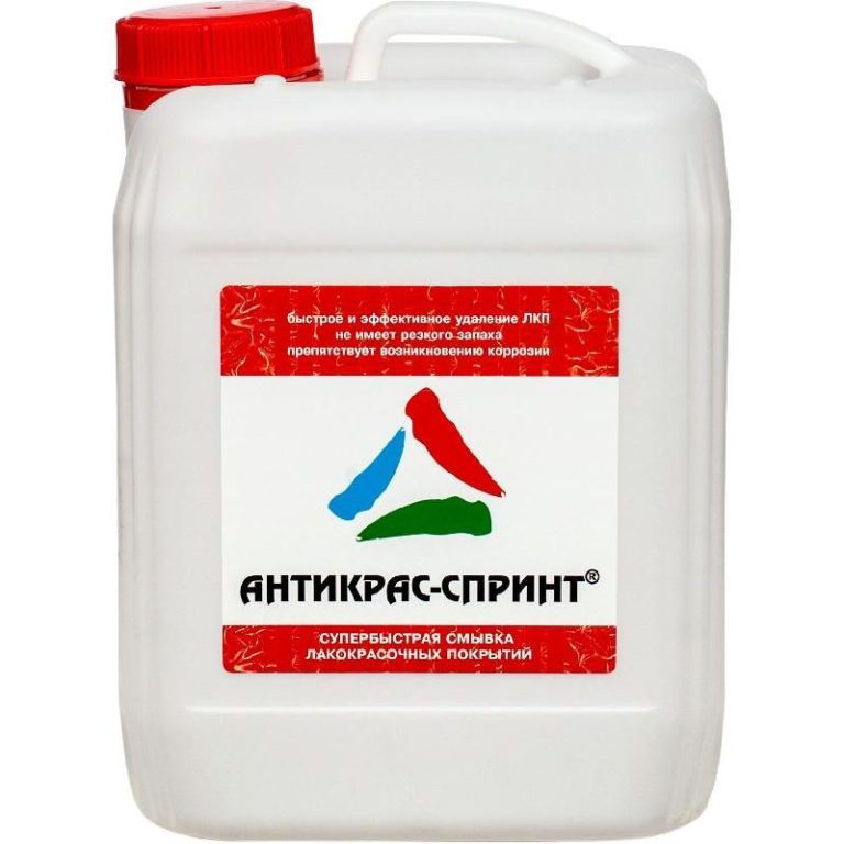 Антикрас-Спринт — супербыстрая смывка старой краски (пластиковая канистра), 5 кг