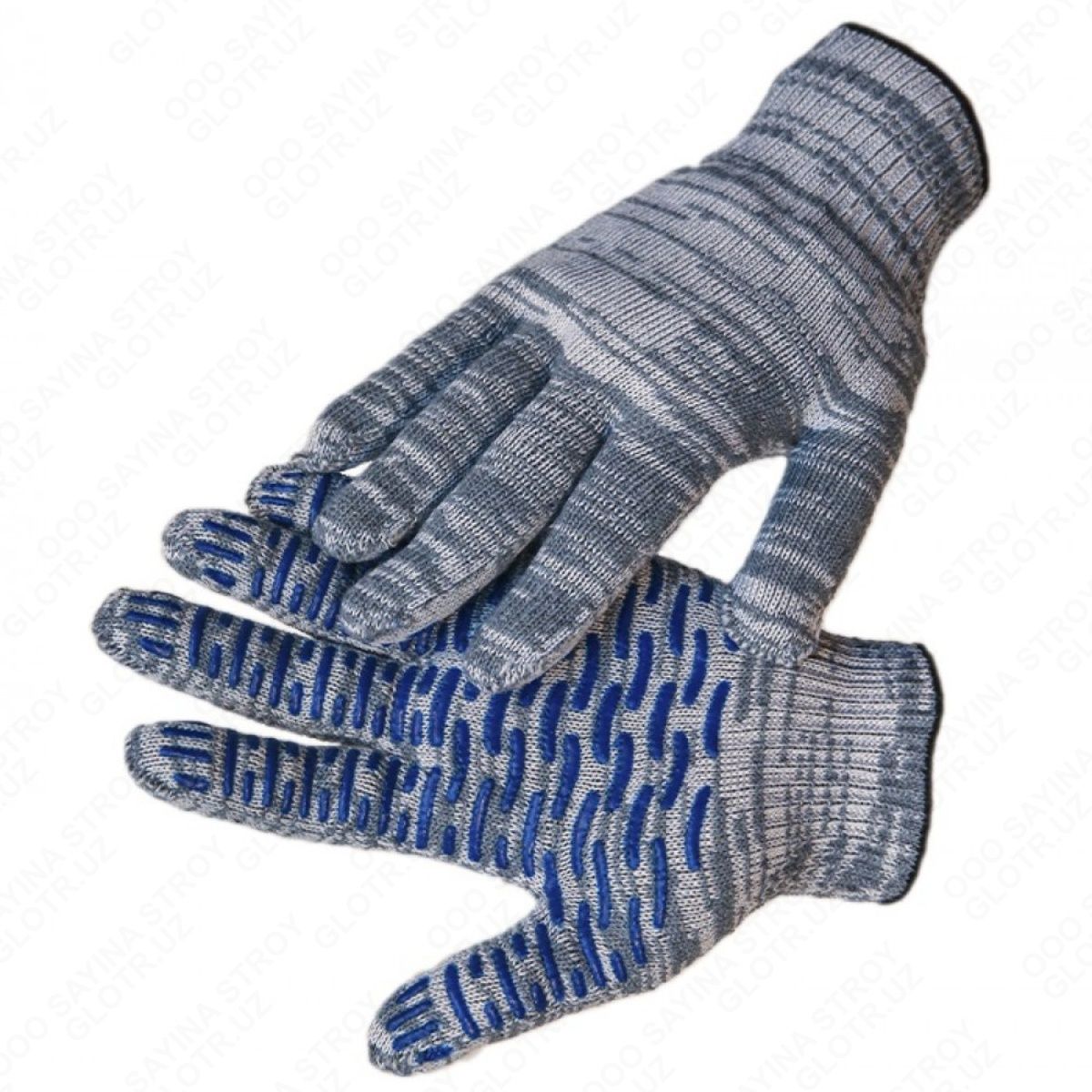 Перчатки х/б с ПВХ ВОЛНА, 10 класс 5 нитей — изображение 4