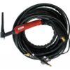 Горелка TIG 18 320A (100%), TIG 315, 4m, (Trak-50MMQ+б/р вода) с упр. разъёмами 2-3-5-7pin