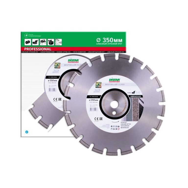 Круг алмазный 1A1RSS/C1-W 350x3,2/2,2x9x25,4-21 F4 Bestseller Abrasiv