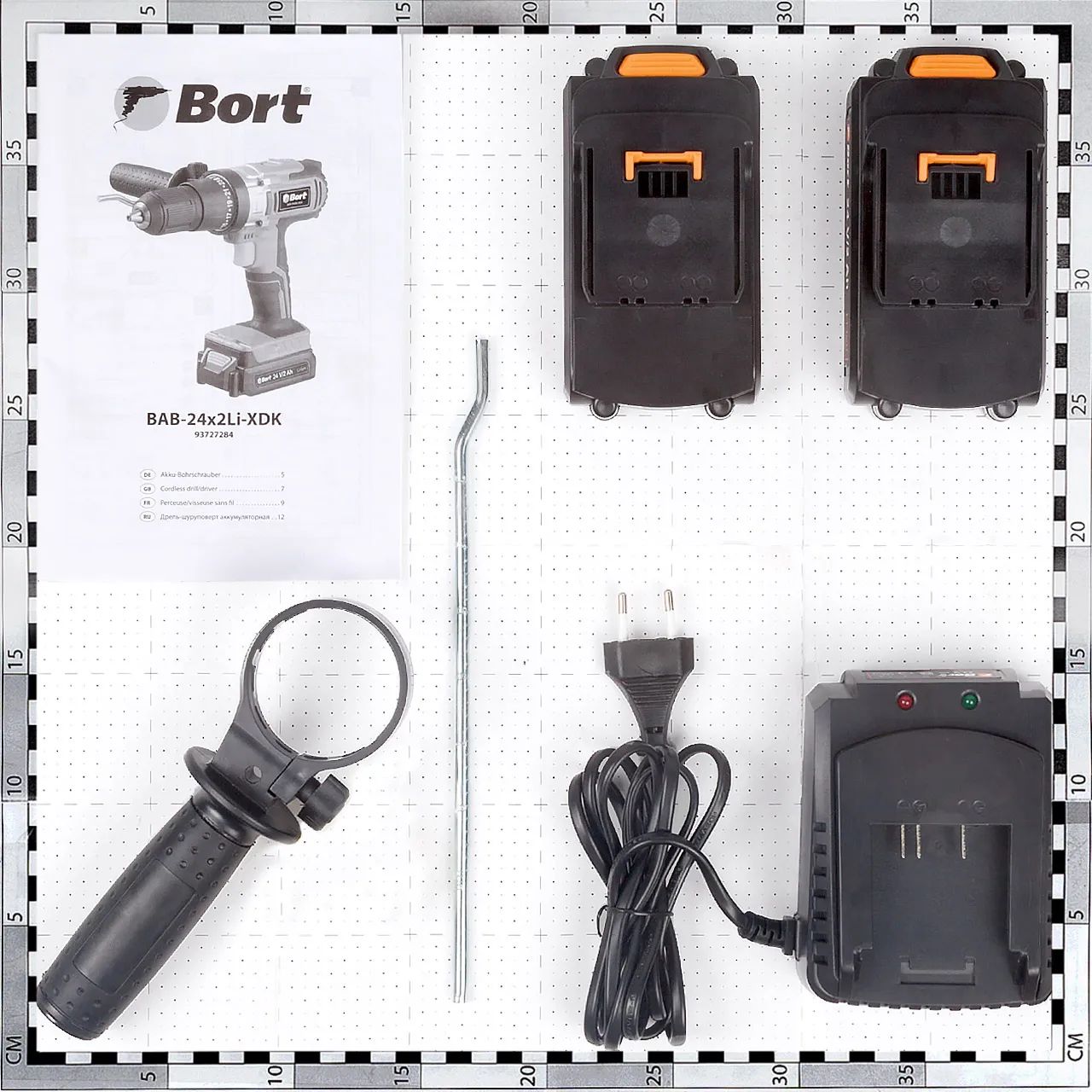 Дрель-шуруповерт аккумуляторная BORT BAB-24x2Li-XDK (2x2,0А.ч) — изображение 4