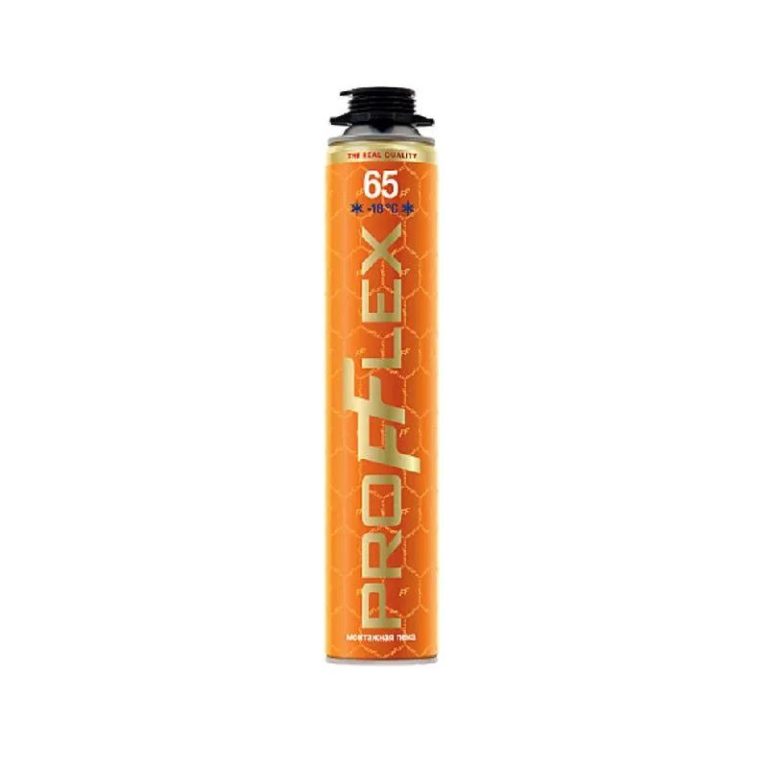 Пена монтажная PROFFLEX PRO GOLD 65, под пистолет