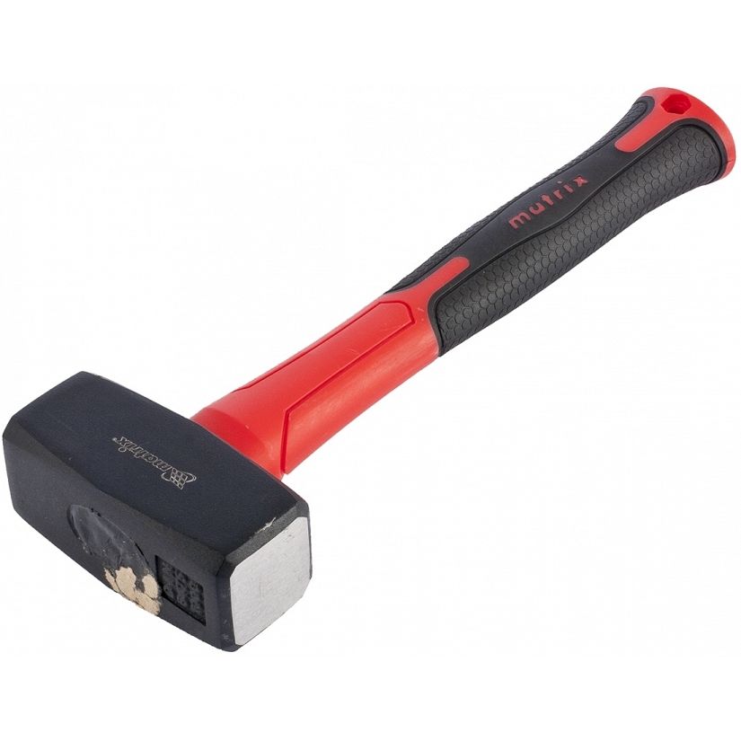 Кувалда 1 кг кованая, фиберглассовая рукоятка 10950 — изображение 2