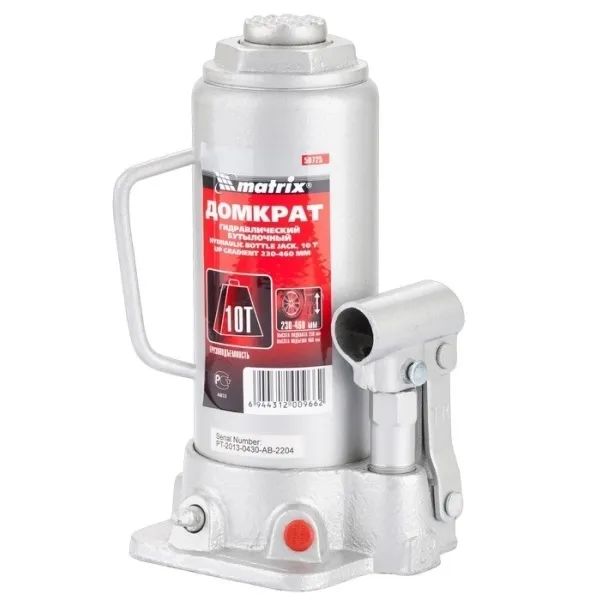 Домкрат гидравлический 10т. MATRIX