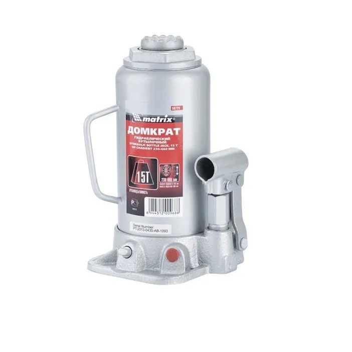 Домкрат гидравлический 15т. MATRIX