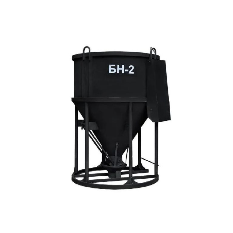 Бадья для бетона БН-2.0 (лоток)(Пневмостройтехника) 1550х1550х2200