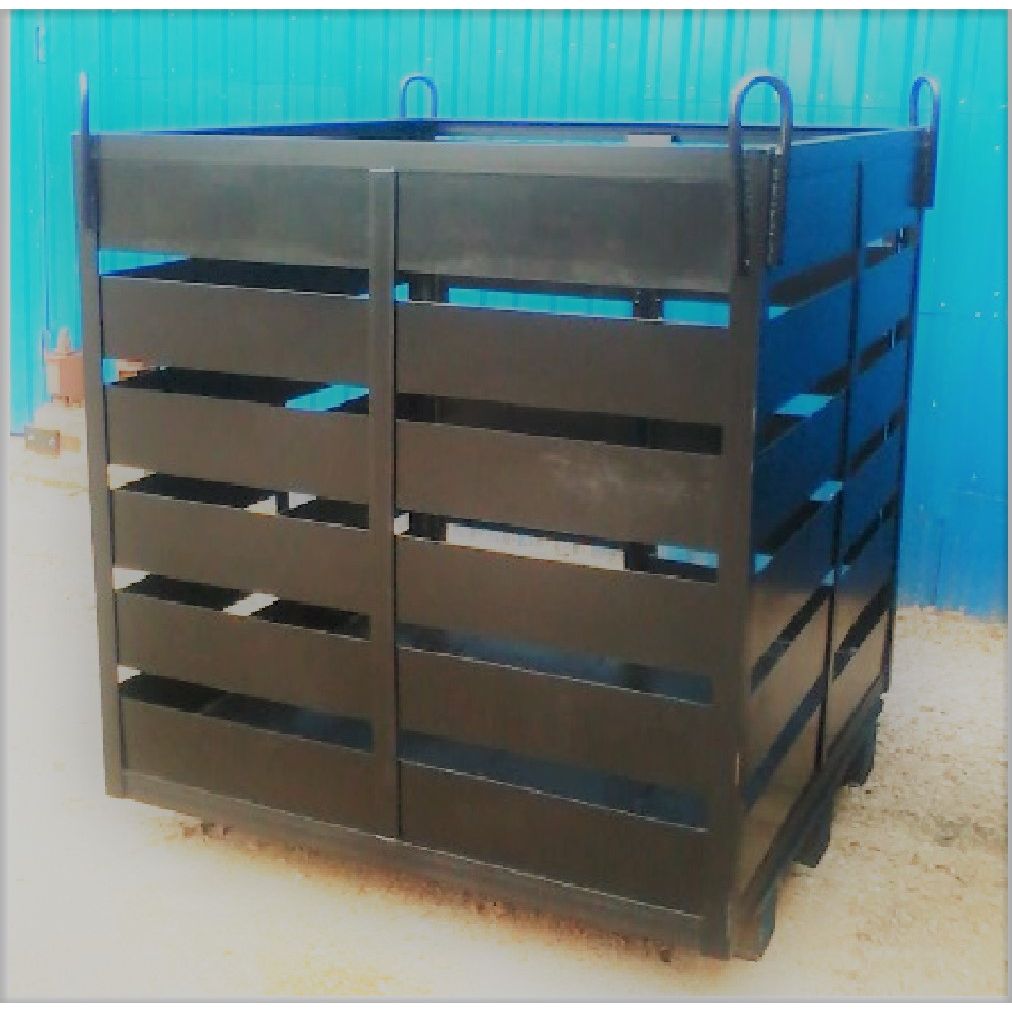 Контейнер металлический решетчатый 1т — изображение 3