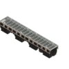 Лоток водоотводный PolyMax Drive DN100 h155 пластиковый с решеткой ячеистой ОС кл.А (комплект)