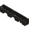 Лоток водоотводный PolyMax Drive DN100 h170 пластиковый с решеткой щелевой чугунной ВЧ кл.С (комплект)