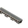 Лоток водоотводный PolyMax Drive DN100 h120 пластиковый с решеткой ячеистой ОС кл.А (комплект)