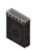 Пескоуловитель пластиковый PolyMax Drive DN100 H600 с решеткой ячеистой ОС кл. А15 (к-т)