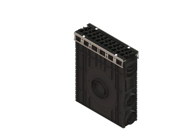 Пескоуловитель пластиковый PolyMax Drive DN100 с решеткой «шина» ВЧ кл.Е600 (к-т)