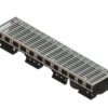 Лоток водоотводный пластиковый PolyMax Drive DN150 h150 с решеткой ячеистой ОС кл.А15 (к-т)
