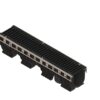 Лоток водоотводный пластиковый PolyMax Drive DN150 h216 с решеткой щелевой чугунной ВЧ кл.С250 (к-т)