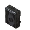 Пескоуловитель сборный DN150 пластиковый PolyMax Drive h616 с решеткой чугунной щель кл.D (к-т)