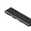 Лоток водоотводный пластиковый PolyMax Drive DN200 h98 с решеткой щелевой чугунной ВЧ кл.С250 (к-т)