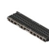 Лоток водоотводный пластиковый PolyMax Drive DN200 h97 с решеткой чугунной «шина» ВЧ кл. Е600 (к-т)