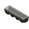 Лоток водоотводный пластиковый PolyMax Drive DN150 h200 с решеткой ячеистой ОС кл.А15 (к-т)