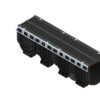 Лоток водоотводный пластиковый PolyMax Drive DN200 h317 с решеткой щелевой чугунной ВЧ кл.D400 (к-т)