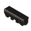 Лоток водоотводный пластиковый PolyMax Drive DN200 h317 с решеткой щелевой чугунной ВЧ кл.С250 (к-т)