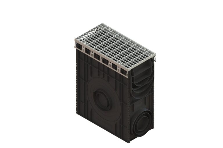 Пескоуловитель PolyMax Drive DN200 H600 с решеткой ячеистой ОС кл.А15 (к-т)