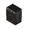 Пескоуловитель сборный PolyMax Drive DN300 H616 с чугунной щелевой решеткой C250 (к-т)