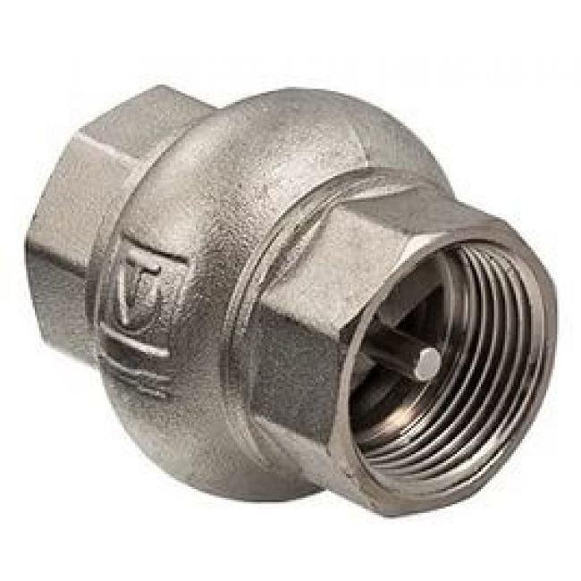 Обратный клапан с латунным золотником 1" В/В VT.151.N.06