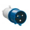 Вилка эл. каб. 32А 2P+PE 220В IP44 ССИ-023