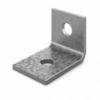 Пластина угловая 90° с 2 отверстиями 40*48*50 мм оцинкованная электрохимическим способом