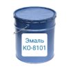 Эмаль термостойкая по металлу КО-8101 серебристо-серая, ведро 25кг